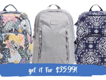 Vera Bradley Large Essential Backpack Only $35.99 (reg. $159)