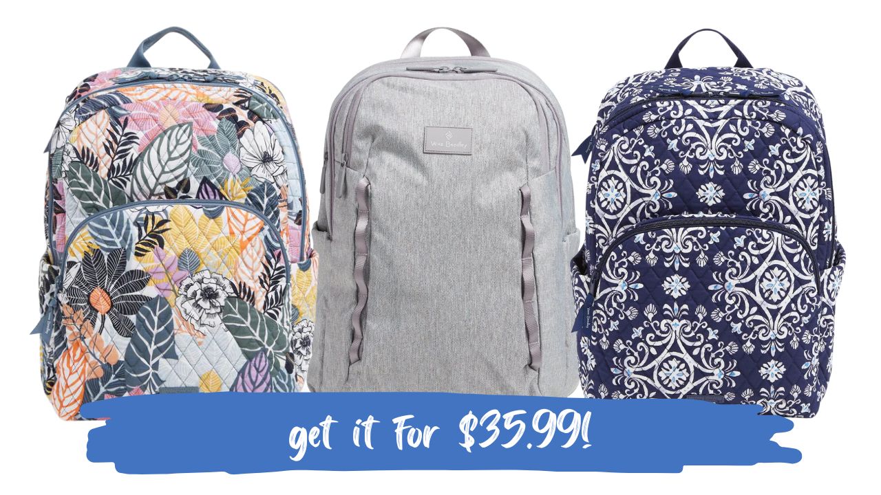 Vera Bradley Large Essential Backpack Only $35.99 (reg. $159)
