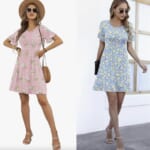 Women's Summer Dress Ruffle Sleeve