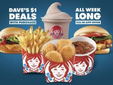 Wendy’s: Dave’s $1 Deals All Week Long!