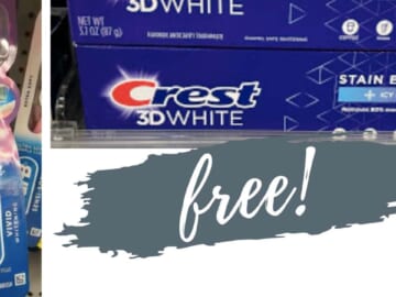 FREE Oral-B Toothbrush & Crest 3D White Toothpaste at Walgreens