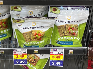 Get Crunchmaster Avocado Toast Crackers As Low As $1.09 At Kroger