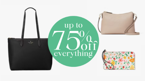 Kate Spade Outlet Sale | 70-75% off Handbags & More through Tomorrow