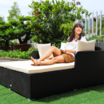 Costway Outdoor Patio Daybed Cushioned Sofa only $189.99 shipped!