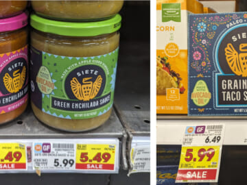 Big Jars Of Siete Enchilada Sauce Just $3.24 At Kroger (Regular Price $5.99) – Plus Cheap Taco Shells