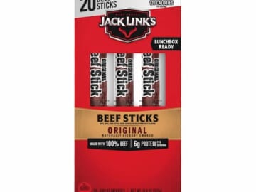 Jack Link's Beef Sticks Original 20-Count