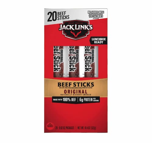 Jack Link's Beef Sticks Original 20-Count