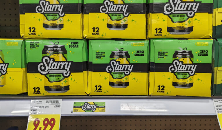 Get Starry Lemon Lime Soda 12-Packs As Low As $4 At Kroger (Regular Price $9.99)