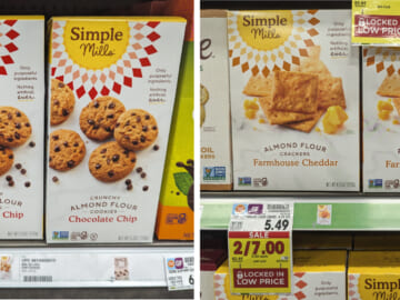 Get The Boxes Of Simple Mills Cookies Or Crackers For As Low As $2.50 At Kroger (Regular Price $5.99)