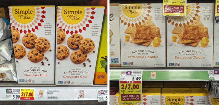 Get The Boxes Of Simple Mills Cookies Or Crackers For As Low As $2.50 At Kroger (Regular Price $5.99)