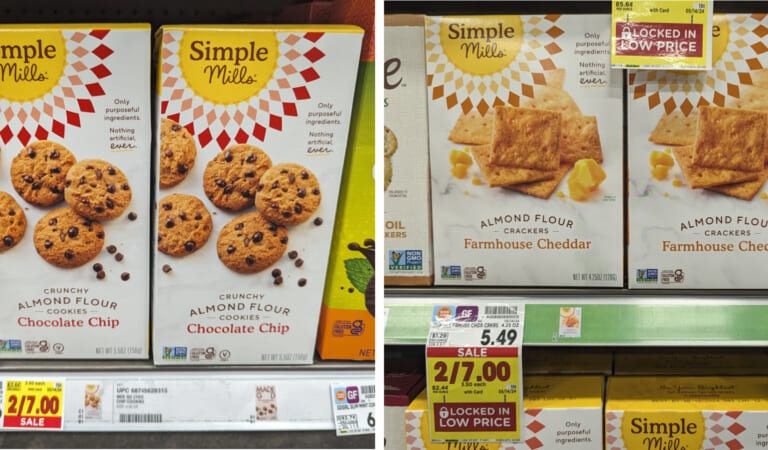 Get The Boxes Of Simple Mills Cookies Or Crackers For As Low As $2.50 At Kroger (Regular Price $5.99)