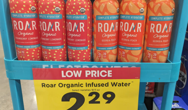 Roar Organic Vitamin Enhanced Beverage Just $1.29 At Kroger