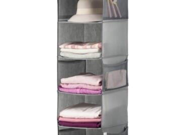 Hanging Closet Organizer, 5-Shelf